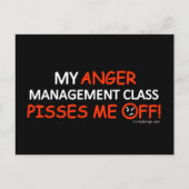 Anger Management Briefkaart (Voorkant)