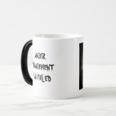 ANGER MANAGEMENT HEEFT Grumpy Angel GEfaald Magische Mok (Voorkant links)