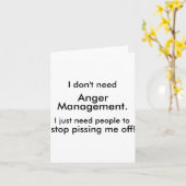 Anger Management  Kaart (Gele Bloem)