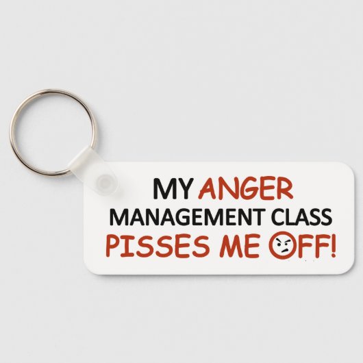 Anger Management Sleutelhanger (Achterkant)