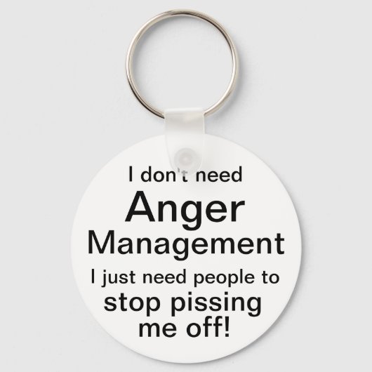 Anger Management Sleutelhanger (Voorkant)