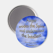 "Anger" Motivatie poëzie Magnet (Voorkant / Achterkant)