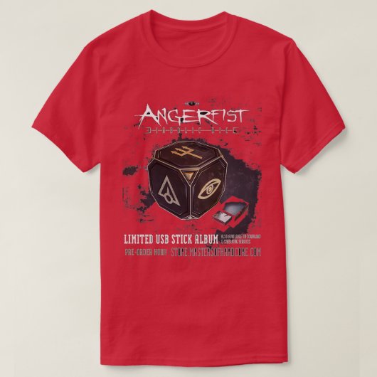 angerfist 1 t-shirt (Design voorkant)