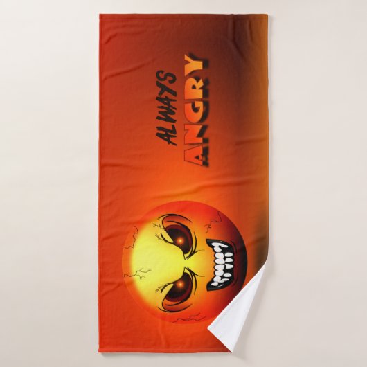 Angermoji-handdoek Badhanddoek (Badhanddoek)