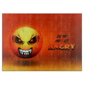 Angermoji-spread Snijplank (Voorkant)