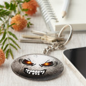 Angermoji Vintage-sleutelhanger Sleutelhanger (Zijkant)