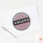 Angers City Pride Embleem – Franse identiteit Ronde Sticker (Envelop)