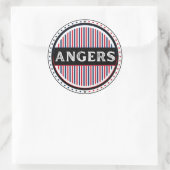 Angers City Pride Embleem – Franse identiteit Ronde Sticker (Tas)