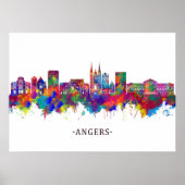 Angers France Skyline Poster (Voorkant)