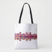 Angers France Skyline Tote Bag (Voorkant)