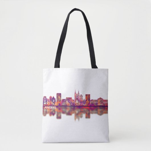 Angers France Skyline Tote Bag (Voorkant)