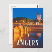 Angers Photo Vintage Briefkaart (Voorkant / Achterkant)