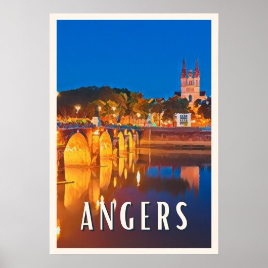 Angers Photo Vintage Poster (Voorkant)