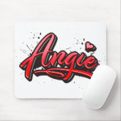 Angie Heart Splash Mousepad Muismat (Met muis)