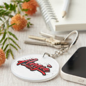 Angie Heart Splash Schlüsselanhänger rund Sleutelhanger (Voorkant Rechts)