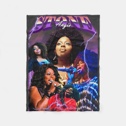 Angie Stone Fleece Deken (Voorkant)