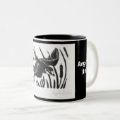 Angie's Art Barn Swallow-Mok Tweekleurige Koffiemok (Voorkant rechts)