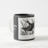 Angie's Art Barn Swallow-Mok Tweekleurige Koffiemok (Voorkant links)