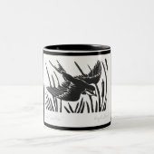 Angie's Art Barn Swallow-Mok Tweekleurige Koffiemok (Center)