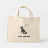 Angie's Art German Shepard Mini Tote Bag (Voorkant)
