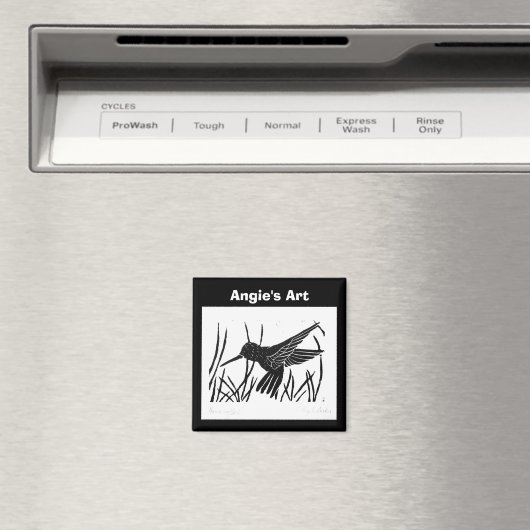 Angie's Art "Humming Bird" magneet (Insitu (Vaatwasser))