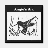 Angie's Art "Humming Bird" magneet (Voorkant)
