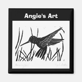 Angie's Art "Humming Bird" magneet