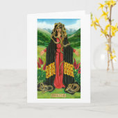 Angitia-Wenskaart Kaart (Gele Bloem)