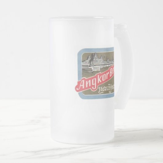 Angkor Beer Matglas Bierpul (Voorkant rechts)