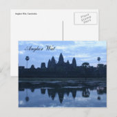 angkor blauw briefkaart (Voorkant / Achterkant)