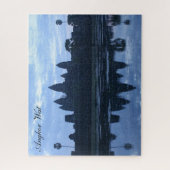 angkor blauw legpuzzel (Verticaal)