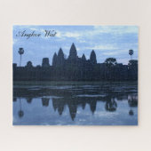 angkor blauw legpuzzel (Horizontaal)