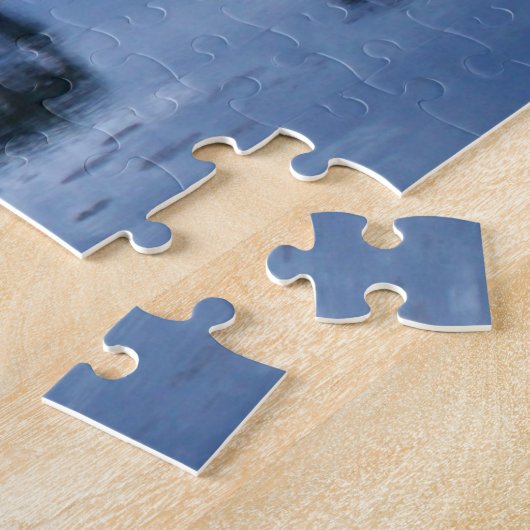 angkor blauw legpuzzel (Zijkant)