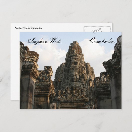 angkor cambo briefkaart (Voorkant / Achterkant)