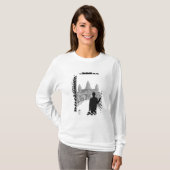 Angkor Cambodia, Doorway & Person Angkor Wat T-shirt (Voorkant volledig)