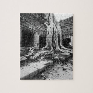 Angkor Cambodia, Ta Prohm-boom Legpuzzel