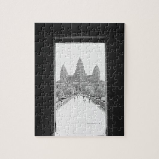 Angkor Cambodja, Angkor Wat Deur Zicht Legpuzzel (Verticaal)
