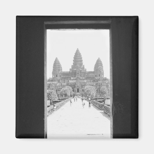 Angkor Cambodja, Angkor Wat Deurzicht Magneet (Voorkant)