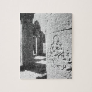 Angkor Cambodja, Apsara beeldhouwwerk De Bayon 2 Legpuzzel