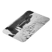 Angkor Cambodja, Apsara beeldhouwwerk De Bayon 2 Magneet (Linkerzijde)
