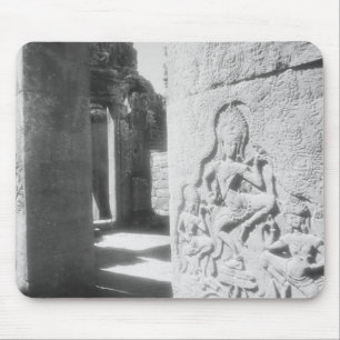 Angkor Cambodja, Apsara Beeldhouwwerk De Bayon 2 Muismat