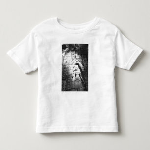 Angkor Cambodja, Apsara Beeldhouwwerk De Bayon Kinder Shirts