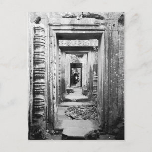 Angkor Cambodja, Deuren Preah Khan Briefkaart