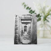 Angkor Cambodja, Deuren Preah Khan Briefkaart (Staand voorkant)