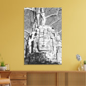Angkor Cambodja, Hoofd Ta Som Tempel Canvas Afdruk (Insitu (Woonkamer))