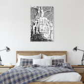 Angkor Cambodja, Hoofd Ta Som Tempel Canvas Afdruk (Insitu (Slaapkamer))