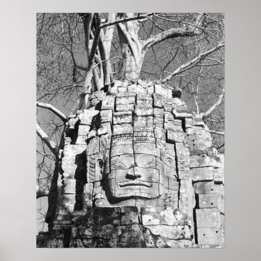 Angkor Cambodja, Hoofd Ta Som Tempel Poster (Voorkant)
