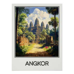 Angkor, majestueuze tempel perfect poster