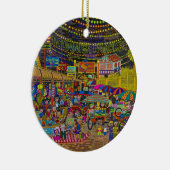 "Angkor Night Market" Keramisch Ornament (Rechts)