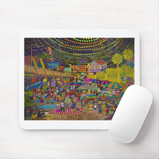 "Angkor Night Market" Muismat (Met muis)